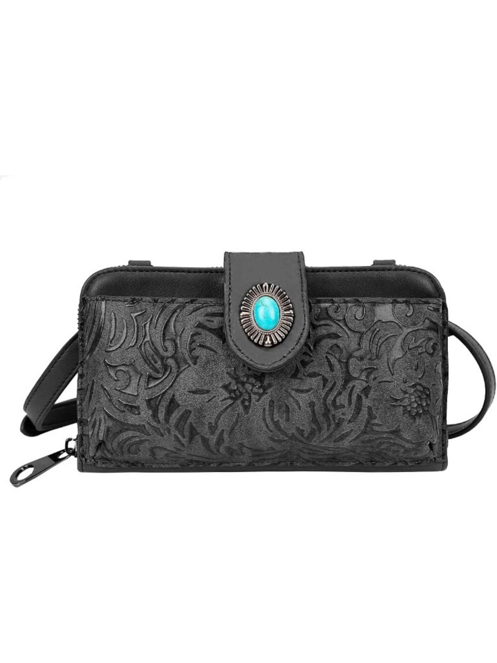 Vintage Small Crossbody Handbag for Women, Adjustable Western Phone Purse